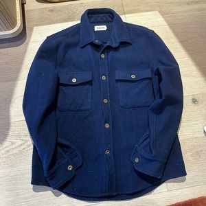 Taylor Stitch - Ojai Blue Chore Coat - Bronze Buttons - Size 42 - Heavy Wool